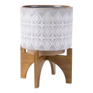 Pot de fleurs en plastique recyclé écologique pour l'aménagement paysager et la pépinière domestique, disponible à la vente - Product Image 4