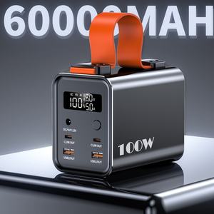 Batterie externe portable personnalisée 100W, stations d'alimentation portables pour ordinateurs portables, chargeurs PD 100W, batteries externes 60000mAh 30000mAh - Product Image 2