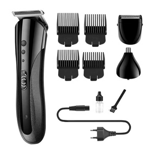 Tondeuse à poils de nez électrique rechargeable professionnelle <span class=keywords><strong>KEMEI</strong></span> <span class=keywords><strong>KM</strong></span>-<span class=keywords><strong>1407</strong></span> 3 en 1, tondeuse multifonctionnelle pour hommes, rasoir à barbe - Product Image 1