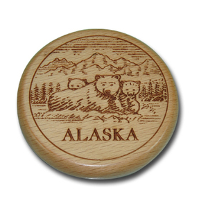 Aimants de réfrigérateur personnalisés de haute qualité, aimants de réfrigérateur en bois - Product Image 1