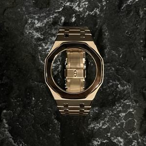 <span class=keywords><strong>CAsiOak</strong></span> GA2100 Polissage Acier Inoxydable Brillant Or Rose Noir Couleur Pistolet Montre Mod kits set <span class=keywords><strong>bracelet</strong></span> Pièces Détachées Accessoires - Product Image 5