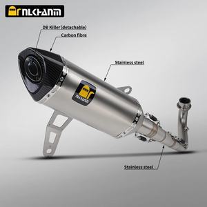 Sistema de Escape para Motocicleta ZONTES 368G/E, Acero Inoxidable, Fibra de Carbono, Secció<span class=keywords><strong>n</strong></span> Completa, Modificació<span class=keywords><strong>n</strong></span>/Actualizació<span class=keywords><strong>n</strong></span>, Silenciador SC <span class=keywords><strong>AK</strong></span> Nuevo - Product Image 5