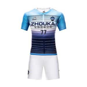 Thai training sublimation soccer shirt design your own soccer kit - Product Image 2