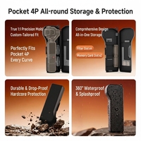 Étui de protection tout-en-un KUPEM avec boîte de rangement pour filtres pour accessoires d'appareil photo et stabilisateur Pocket 4P