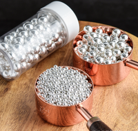 Fancy Metal Silver 1000g Zucker Streu sel Patis serie Geburtstags torte Dekoration Bäckerei Dekoration Zutaten Kuchen Zubehör
