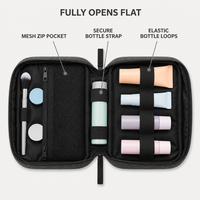 Trousse de Toilette/Maquillage Portable en Polyester Personnalisable Royal Fair avec Fermeture Éclair – Sac de Rangement Cosmétique pour Voyage