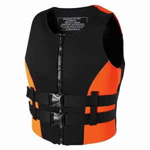 Manufacturer Custom Neoprene Life Vest Water Sports Fishing Life Jacket &Pfd Logo Life Vest For Swim Trainer