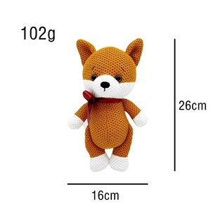 Jouet en peluche tricoté à la main sur mesure, lion, hibou, renne, amigurumi doux, animal en peluche, vente en gros, OEM, cadeau pour bébé - Product Image 4