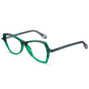 女性の女性のためのカスタムファッション最新の光学蝶蝶眼鏡眼鏡フレーム - Product Image 4