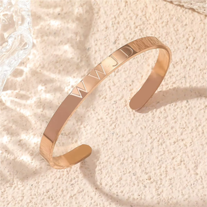 Braccialetti Religiosi Cristiani Personalizzati WWJD (What Would Jesus Do) in Acciaio Inossidabile 316 per Donne, Vendita all'Ingrosso - Product Image 5