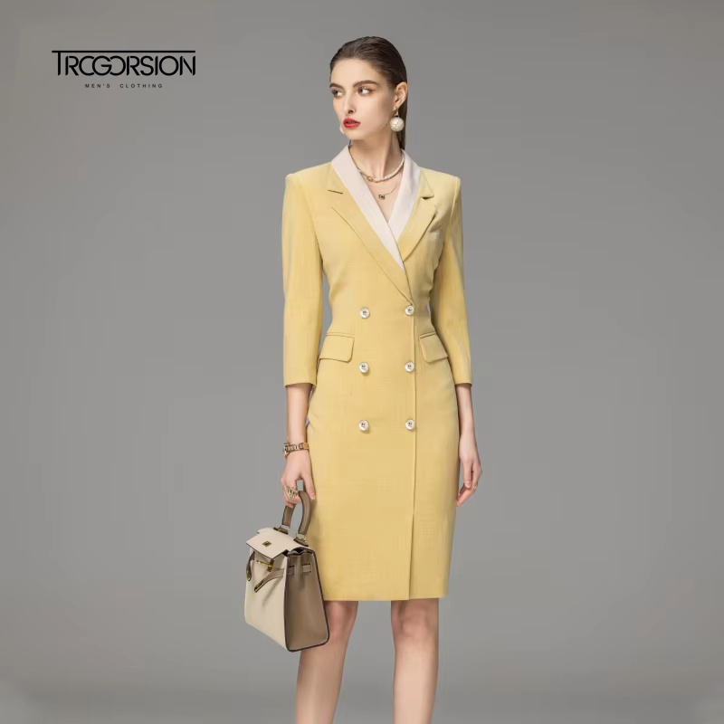 Formal Attire Yellow Business Attire Top Yellow Office Wear