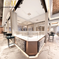 Éclairage LED moderne pour vitrine de bijouterie commerciale, présentoir à bijoux, vitrine de présentation de bijoux