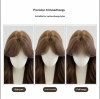 Perruque synthétique longue et bouclée couleur caramel brun chaud, résistante à la chaleur, fabriquée à la machine, pour femme, effet naturel, pour usage quotidien
