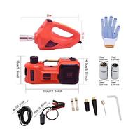 Nouvelle Offre 2023 : Kit d'outils d'urgence pour voiture 3-en-1 avec cric hydraulique électrique portable 12V, gonfleur et clé, capacité 1-10t, hauteur max. 360/450mm