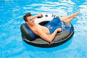 Sillón Flotante Inflable River Run con Respaldo, Portavasos, Asas de Agarre Duraderas, Cuerda de Agarre en Toda la Superficie, Capacidad de Peso de 220 lb - Product Image 6