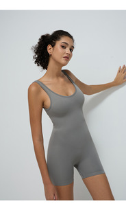 Attillato traspirante <span class=keywords><strong>Sexi</strong></span> sportivo da donna con retro incrociato alto elasticizzato per Fitness abbigliamento sportivo senza maniche da donna - Product Image 4