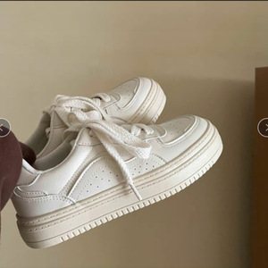 Calzado Deportivo y de Ocio para Estudiantes, con Suela Gruesa, Estilo Versátil, Color Blanco, Nueva Colección Primavera 2025 - Product Image 5