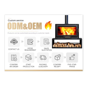 <span class=keywords><strong>Estufa</strong></span> de Leña de Acero al Carbono de Ahorro Energético para Calefacción Interior Chimenea de Leña Calentador de Leña <span class=keywords><strong>Estufa</strong></span> de Inserción para Interiores - Product Image 4