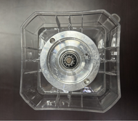Boîtier en plastique ABS 989A, 1000W, capacité 2L, 5+ vitesses, mixeur broyeur de glace domestique et commercial avec hachoir