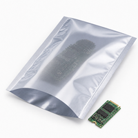 Sacs antistatiques plats à ouverture supérieure pour composants électroniques PCB IC, câbles, matériel, emballage de protection S46B