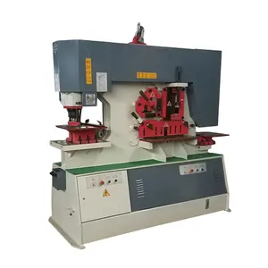 Hydraulic Ironworker Machine 120T Hydraulic Punching And Shearing Machine Metal Sheet Punching Cutting Bending Q35Y-25 Ironworker CE 25 Mm