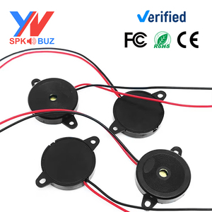 Venta Directa de Fábrica: Zumbador Pasivo Piezoeléctrico de 24*5.5MM, 3/5/12V AC, Sonido Continuo, Alarma, Zumbador de Doble Oído, Componente Acústico, ROHS - Product Image 1