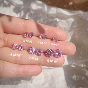 Pendientes Minimalistas <span class=keywords><strong>de</strong></span> Acero Inoxidable con Circonita para Mujer, Clásicos, con Cuentas, Exquisitos, Versátiles, Estilo Japonés y Coreano - Product Image 1