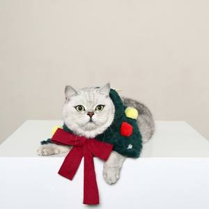 2025 Hot Selling Pet Clothes Cat Winter Cloak Christmas Cat Clothes Cute <b>Dog</b> Cloak - Product Image 4
