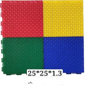 พื้นสนามบาสเก็ตบอลพลาสติกสำหรับกลางแจ้งมีความยืดหยุ่นสูงกันลื่นเพื่อสุขภาพ - Product Image 4