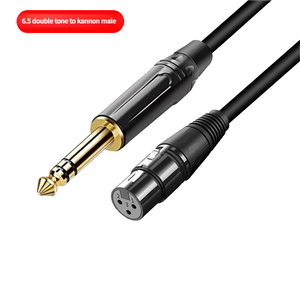 كابل صوت إلى مدفع ثلاثي النواة أنثى مع طلاء ذهبي ذكور XLR 3Pin متوازن القطر الخارجي 10M 20m 15m - Product Image 5