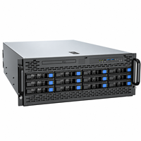 Workstation TTY TG558V3 4U 4 GPU Dual Intel Xeon Scalable Generasi ke-4 dan ke-5, Server Rendering AI Rak Tower