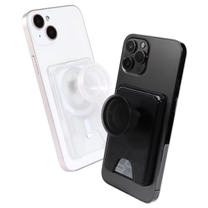Tarjetero para Teléfono Inteligente, Cartera Delgada Universal con Soporte Ajustable, Fuerte Succión Magnética, Carteras Transparentes para Teléfono - Product Image 1