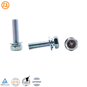 Ô tô Hex đầu Phillips Máy Vít M6 M8 M10 kẽm mạ kẽm Kit với máy giặt <span class=keywords><strong>NUT</strong></span> - Product Image 1