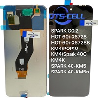 Nouvel écran QTS pour SPARK GO 2/Hot 60i-X6728 Series-Noir pour les entreprises Garantie d'un an