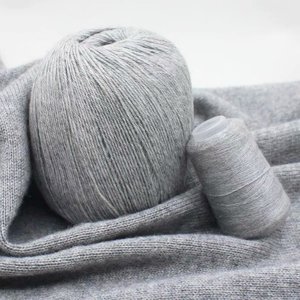 Bán Buôn Trung Bình Dày Cashmere Sợi 50 + 20G Siêu Mềm Tay Đan Áo Len Cashmere Sợi - Product Image 3