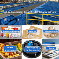 Équipement de tri pour centre de distribution, trieuse logistique, classificateur de bande étroite
