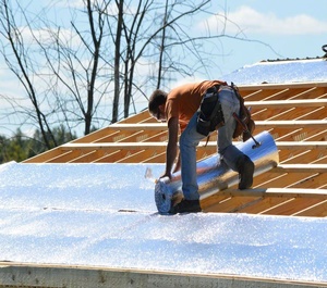 4mm Adhesive Backed Aluminum Foil Faced Kraft <strong>Paper</strong> Reflective Facing Foil Foam <strong>Insulation</strong> Materials - Product Image 6