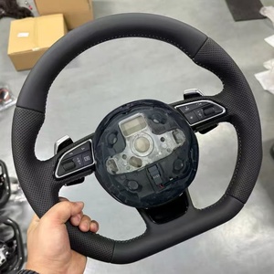 Disponible en Stock, Liberación Rápida para <span class=keywords><strong>Audi</strong></span> Q5 Q7 R8 TTRS C6 C7 S7 B8 B9 C8 A3 A4 A5 A7 A8 S4, Volante de Cuero para Automóvil, Accesorios para Automóvil - Product Image 6