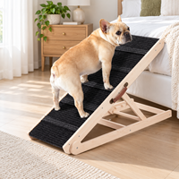 Rampe en bois pour chiens pour escaliers, lit et canapé, marchepieds pour animaux de compagnie, échelle pour chiens de petite, moyenne et grande taille, meubles d'escalade d'intérieur, fournisseur sur mesure