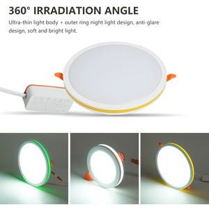 ไฟแผง LED ทรงกลมแบบฝังฝ้าเพดาน <span class=keywords><strong>BIHUA</strong></span> ความสว่างสูง สำหรับใช้ภายในบ้าน สำนักงาน โรงแรม ขนาด 9w 18w 24w 36w ขายดี - Product Image 5