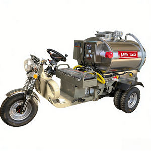 Nouveau chariot d'alimentation pour veaux en acier inoxydable de haute qualité, alimenté par batterie, avec fonction de pasteurisation et d'agitation - Product Image 1