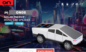 Nouvelle enceinte Bluetooth sans fil Tesla 2025 avec lumière RGB, modèle de voiture, enceinte DJ de voiture, écran couleur dynamique - Product Image 2