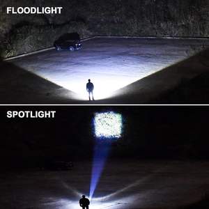 Lampe torche USB super lumineuse 1000 lumens, étanche, 4 modes d'éclairage, pour camping, éclairage COB, urgence, rechargeable, travail - Product Image 3