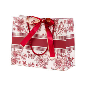 Оптовая продажа, подарочные бумажные упаковочные пакеты для повседневного использования, индивидуальные, экологически чистые, жесткие бумажные пакеты для покупок с логотипом - Product Image 5