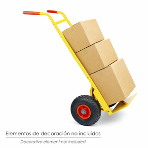 Carrello da Magazzino con Ruote Pneumatiche e Cerchi in Plastica di Facile Utilizzo - Product Image 5
