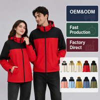 Veste unisexe à capuche amovible pour hommes et femmes, imperméable, coupe-vent, respirante, légère, polyvalente, décontractée