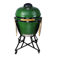 Barbecue Kamado en céramique AUPLEX de 24 pouces, robuste et de qualité commerciale, pour restaurant, maison, cuisine extérieure, camping