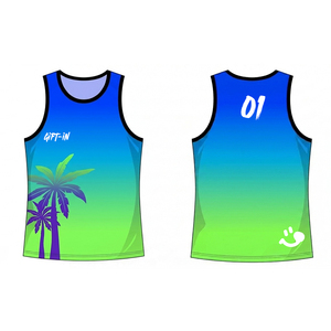 Camiseta sin Mangas de Voleibol de Playa con Logotipo Personalizado, Sublimación, Secado Rápido, Jersey de Voleibol de Playa para Mujer - Product Image 3