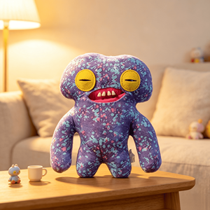 Halloween OEM Soft Stuffed <strong>Ugly</strong> Monster Doll With Funky Teeth <strong>and</strong> PP Cotton Fill for Calming <strong>and</strong> Party Favor - Product Image 2
