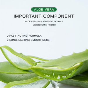Crème dépilatoire à l'aloe vera, action rapide, lotion dépilatoire douce pour le corps, les jambes, les aisselles, OEM ODM, étiquette privée, logo personnalisé - Product Image 2